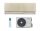 FISHER FSAIF-Art-124AE3-G-BR Oldalfali split klíma szett (GOLD/BROWN) 3,5kW, Inverter , R32, WIFI