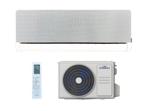 FISHER FSAIF-Art-124AE3-W-GR Oldalfali split klíma szett (WHITE/DARK GRAU) 3,5kW, Inverter , R32,
