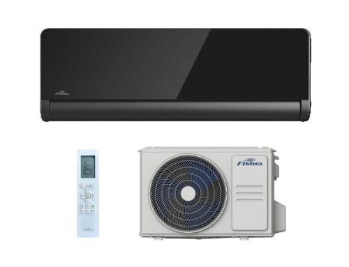 FISHER FSAIF-Art-94AE3-B Oldalfali split klíma szett (BLACK) 2,65kW, Inverter, R32, WIFI