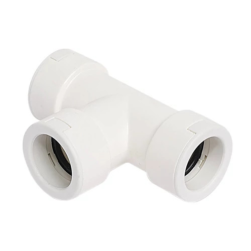 Fehér PVC T-idom 20x20x20