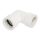 Fehér PVC könyök 20x20