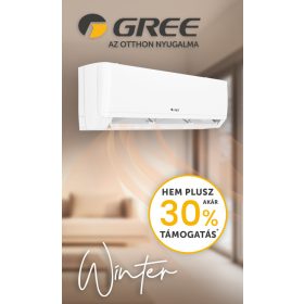   Gree GWH09AGC_K6DNA2W Winter 2,7 kW-os Wifis klíma szett, A++
